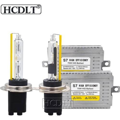 HCDLT 1 Set 24V 70W 5500K Super Bright H7 H1 H3 H11 9012 D2H Headlight HID Xenon Kit Fast Start DLT HID Conversion Ballast Kit