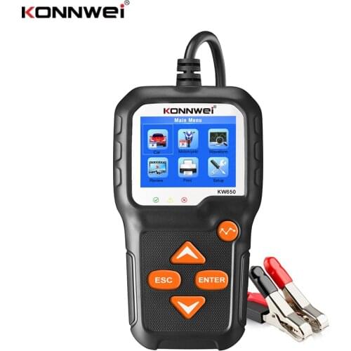 Kw650 Rangel automobile battery detector AGM battery internal resistance tester