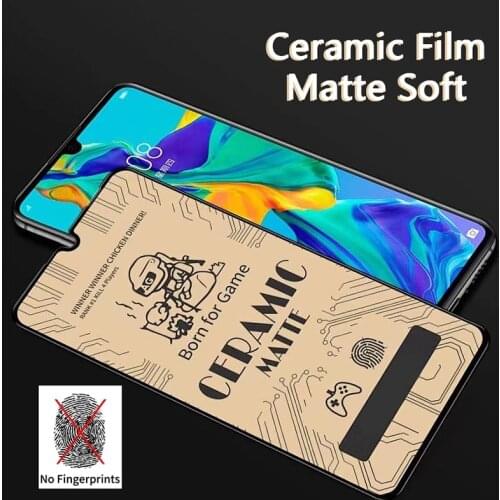 Matte Ceramic Film For OPPO A15S A35 AX7 A54 A74 A93 A94 A95 Reno 6 5Z 5F 4F 4SE 3 2Z 2F Pro Lite 9D Glass Soft Screen Protector