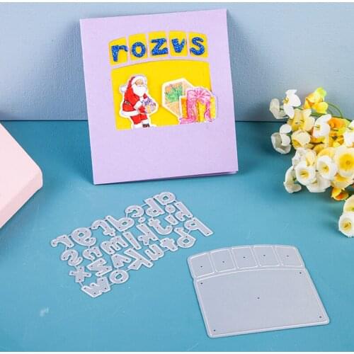 Metal cutting dies letters photo frame cut die mold decoration Scrapbook paper craft knife mould blade punch stencils dies