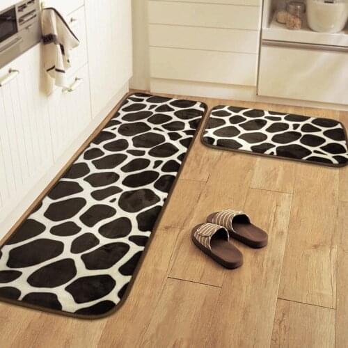 Drop Shipping new Kitchen Mat Anti-Slip Bathroom Carpet Washable Entrance Door Mat Hallway Floor Rug