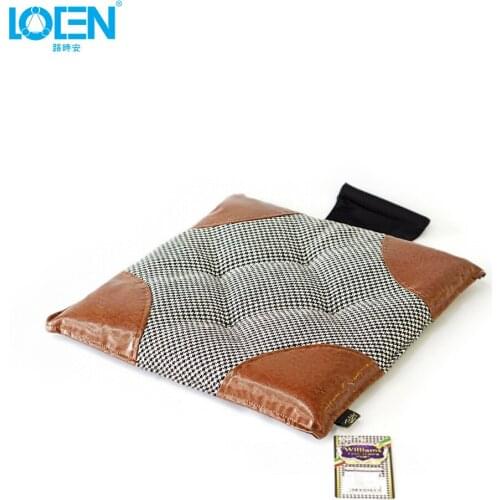 Anti-slip Universal Car Seat Cover Breathable Cotton PU Winter Car Seat Cushion PVC Back Seat Covers Car Chair Pad Car-styling