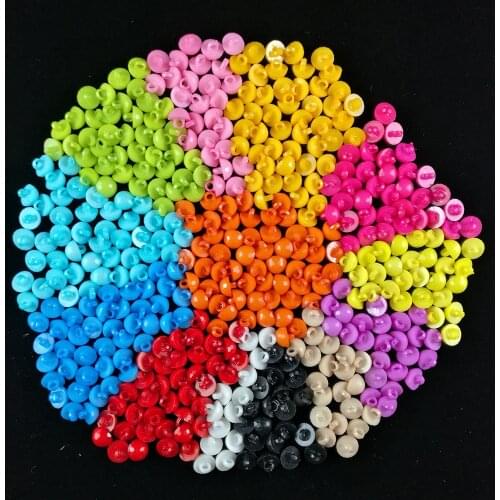 Resin Buttons Kids Apparel Sewing Accessories DIY Scrapbooking Round Shank Eye Resin Buttons Sewing Scrapbooking Clothing Decor