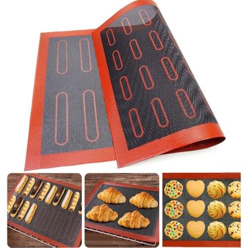 Silicone Baking Mat For Cake Bread Cookie Puff Baking Sheets Non-stick Baking Pads Silicon Pastry Mat Kitchen Tools Accessories
