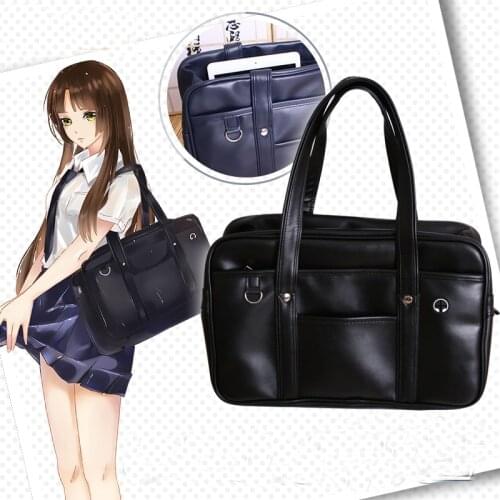 LoveLive Japanese High School Student Bags JK Commuter Pu Leather Bag Bookbag Travel Messenger Bag Handbag