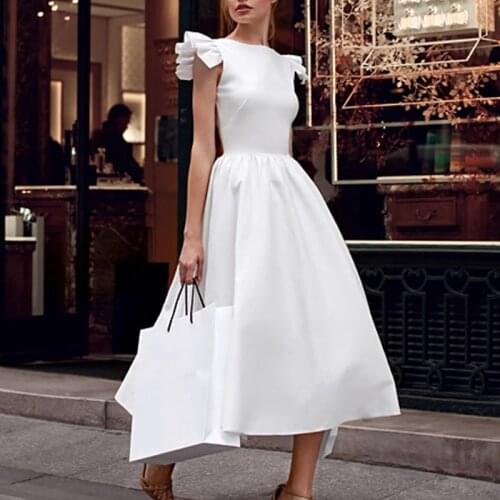 White Summer Dresses YIRENBC China