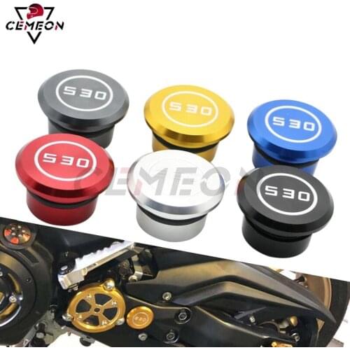 Motorcycle frame hole cover body plug For Yamaha TMAX 530 DX SX TMAX530 Tmax CNC aluminum frame hole decoration cover