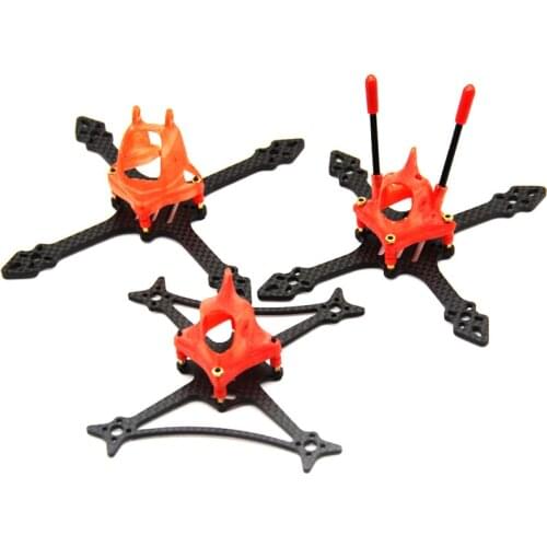 Toothpick 100X 100mm 2.5inch 115X 115mm 3inch Carbon Fiber FPV Frame Kits with ABS Canopy 14x14mm 19x19mm for FPV Racing Drones