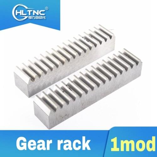 1M 1.0 Mod10*10/10*12/10*15/12*12/15*15/20*20 1000mm mold Gear rack Precision cnc rack (straight teeth) Toothed rack cnc