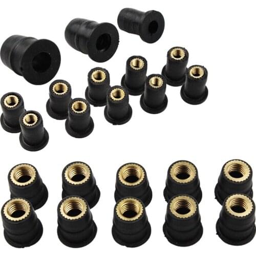 10PCS M4 M5 M6 Motorcycle Windscreen Windshield Bolts Nut Fastener For Honda Suzuki Yamaha Kawasaki