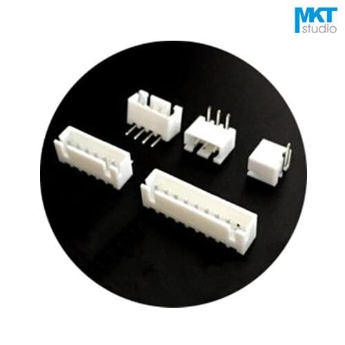 100Pcs XH 2.54mm Pitch XH2.54 Right Angle Pin Male Box Header Wafer Sample 6P 7P 8P 9P