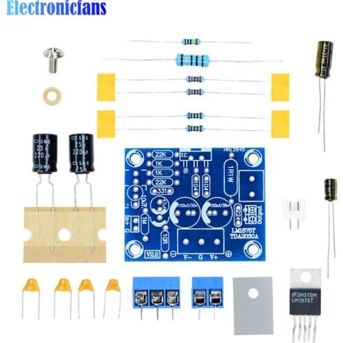 20W HIFI Mono Channel LM1875T Stereo Audio Amplifier Board Module DIY Kit