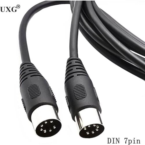 7 Pin Din Midi Cable 7PIN DIN Male to Male Controller Interface Cable 1M 1.5M 3M