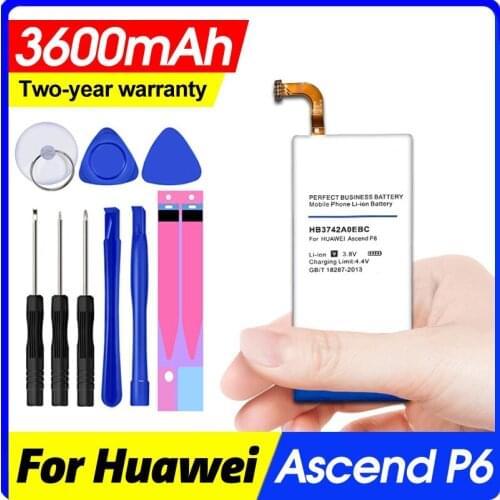 3600mAh HB3742A0EBC Battery for Huawei Ascend P6 P6-U06 p6-c00 p6-T00/ Ascend G6 G620 G621 G620s G630