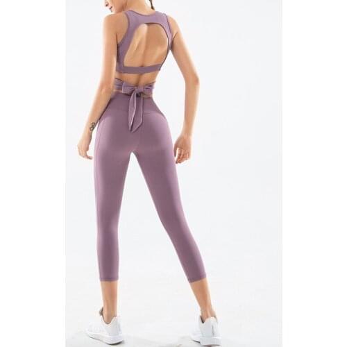 Seamless Yoga Set Women Fitness Clothing Sportswear Woman Gym Sports 2 Pcs Sports Suits 2020 Tight Running Clothes Yoga Wear