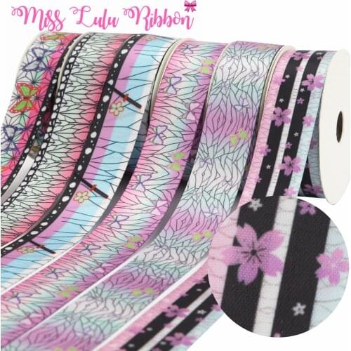 15mm/20mm Japan Cartoon Printed Keychain Neckband Key Lanyard ID Cartoon Pass Card Gym Mobile Phone USB Badge Holder DIY Sling