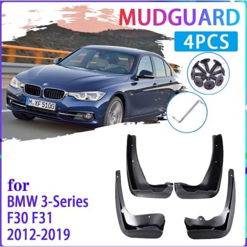 Car Mud Flaps For BMW 3 Series F30 F31 2012~2019 2013 2014 2015 2016 Mudguard Splash Guards Fender Mudflaps Auto Accessories