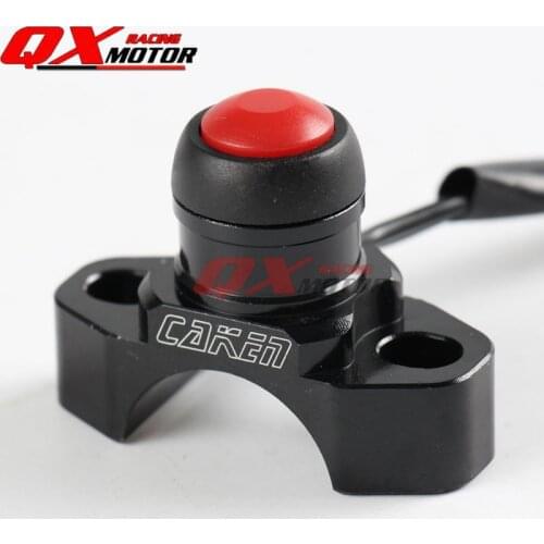 CNC Stop Button Kill Switch For CRF YZF KXF EXC Dirt Pit Bike MX Motocross Enduro Supermoto Off Road Motorcycle