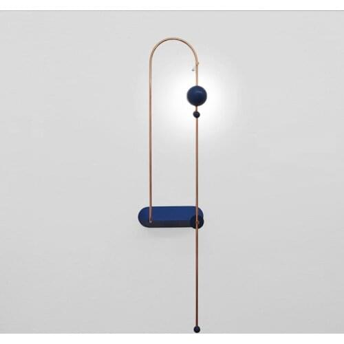 And contracted sitting room TV setting wall lamp personality Nordic corridor corridor hotel bedroom pin wall lamp