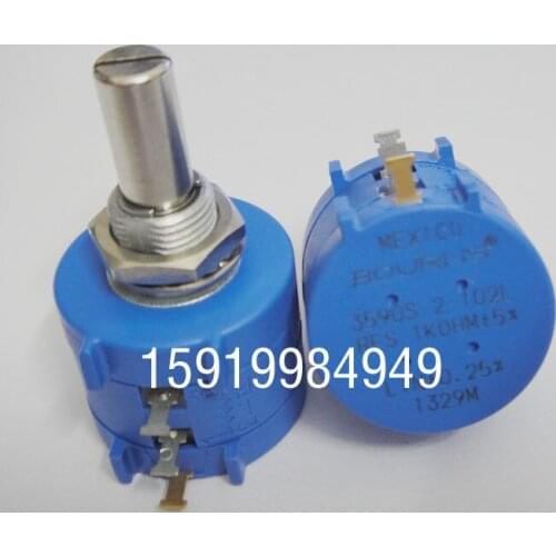 Imported 2W precision multi-turn potentiometer adjustable resistance 3590S-2-103L 10K switch