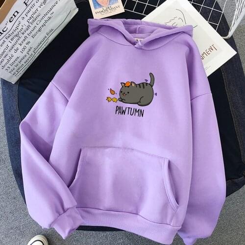 Korean Cute Hooded Sweatshirt Women Harajuku Streetwear Hoodies Women Long Sleeve Fleece Hoodie Clothes Warm Tracksuit Jacket