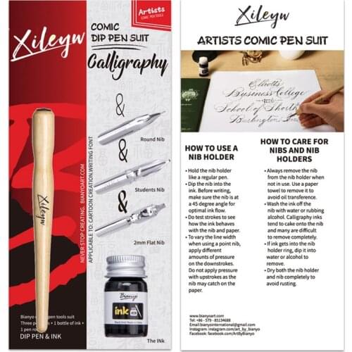 XILEYW Brush Set 3 Pieces Cartoon Cartoon Pen Designer Brush Set Beginner Set Suitable for Art Design/Art Students/Art Lovers