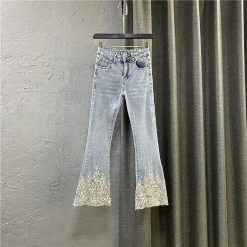 NANCYLIM Women's Flared Jeans