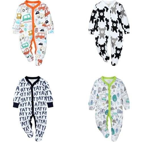 Elvesnest Baby Boys Clothes Soft Cotton Long Sleeve Toddler Romper Spring Autumn Infant Romper Cartoon Newborn Baby Girl Romper
