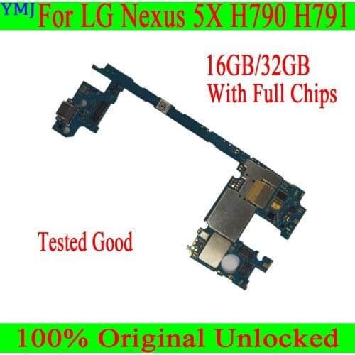 Unlocked for LG Nexus 5X H790 H791 motherboard 16gb/32gb Android Installed Compatible for H790/H791 mobile motherboard with chip