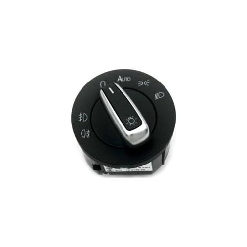 Control Switch For car Chrome Head Light Switch With Coming Home (Automatic) for Tiguan car styling exterior accessories