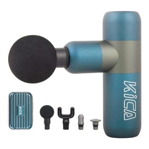 KiCA Portable Mini Massage Gun Metal Deep Tissue Massage-Gun Electric Percussion Muscle Gun Massager Pain Relief Muscle