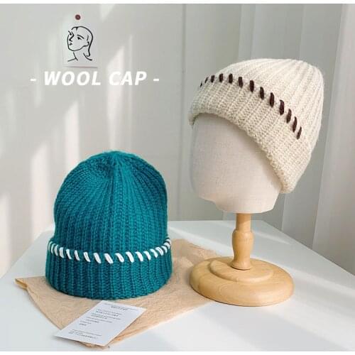 Winter Womens Warm Handmade Bucket Hat Fisherman Hat with Hook Fashion Winter Hat for Girls