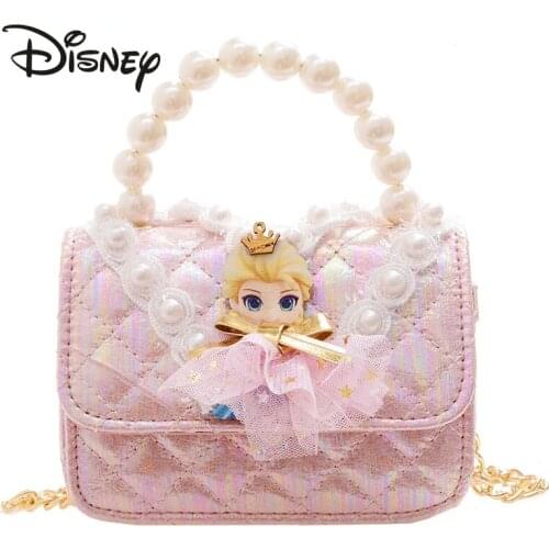 Disney Cartoon Cute Snow White 2021 New Girl Handbag Multifunctional Large Capacity PU Magnetic Buckle Girl Messenger Bag