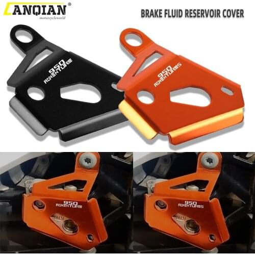 Rear Brake Reservoir Pump Protector Master Cylinder Guard For 950 ADVENTURE S 2003 2004 2005 Heel Protective Cover Guard Right