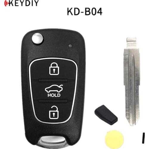 5pcs,KEYDIY KD900 B04 Car Key For KD-X2/URG200 Key Programmer B Series Remote Control for KIA Style With KD Super Chip and Blade