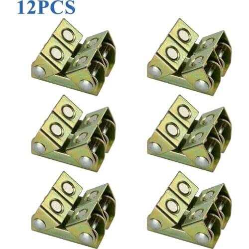 1/6/8/12Pcs Magnetic V-Type Clamps V-Shaped Welding Holder Fixture Adjustable Magnetic V-Pads Hand Tools Metal Working Tools