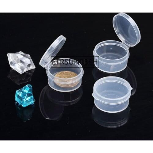 1000pcs 27mm Plastic Capsules Coin Box Bead Clear Coin Display Case Round Boxed Jewelry Coin Holder