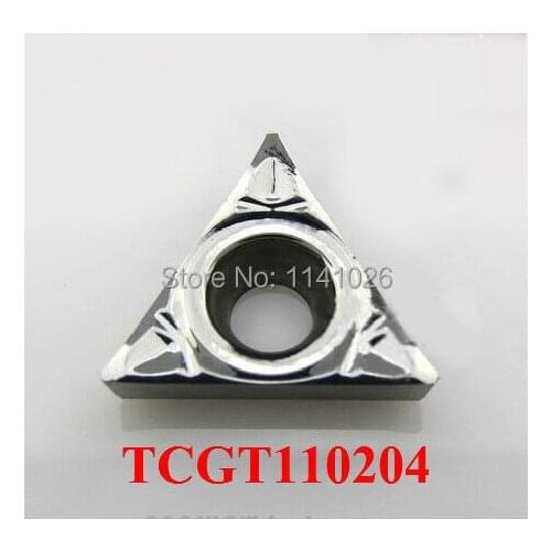 Free Shipping 10PCS TCGT110204 Aluminum Alum Inserts Cutter Carbide Alloy for Lathe Holder SCLCR / SCFCR