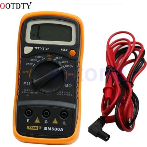 Digital Insulation Meter Resistance Tester BM500A 1000V 1999M Megohmmeter Megger