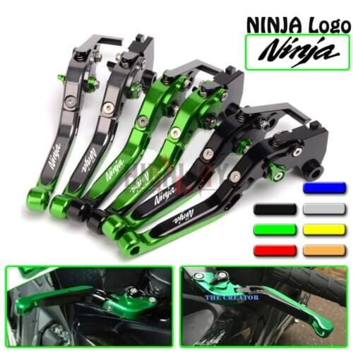 For KAWASAKI NINJA EX300R Z300 2013-2019 Motorcycle Aluminum CNC Adjustable Folding Extendable Brake Clutch Levers
