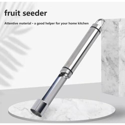 Home Fruit Corer Kitchen Stainless Steel Core Remover Tool for Apple Pear Cherry Jujube 3 Sizes