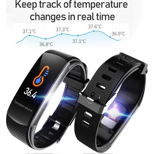 UMO Smart Watch Body Temperature Monitor Men Women IP67 Waterproof Wristband Smartband Fitness Bracelet for IOS Android Xiaomi