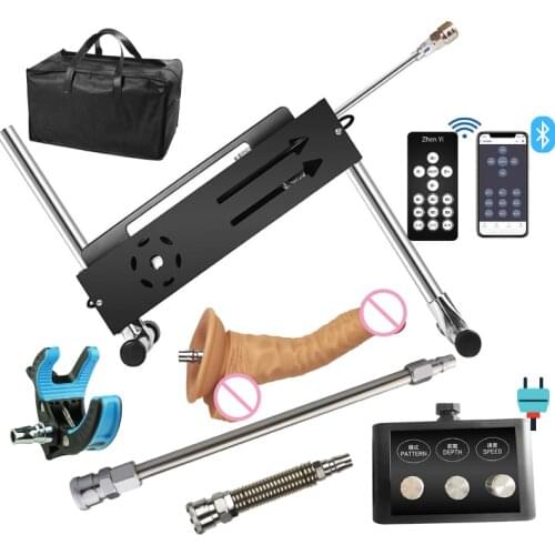 Fredorch Mobile Phone Bluetooth Dual Control Sex Machine Dual Track System Supports 2 People Custom/Programming Mode for Woman