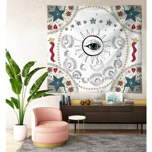 Mandala Tapestry Zon En Maan Tapijt Muur Opknoping Gossip Wandtapijten Hippie Muur Tapijten Dorm Decor Deken Tapiz Gobelin
