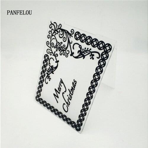HOT plastic Easter postcard craft card making paper card album wedding decoration clip Embossing folders