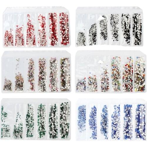 Crystal Glitter Rhinestones For Nail Art Decoration Fabric Garment Dekor Crystals Gems Strass Nails Decor Accessories Decoratie