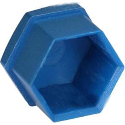 Rims Car Wheel Nut Cap Screw + Removal Tool Wheel 20pcs Accessory Blue Bolt Cap Car