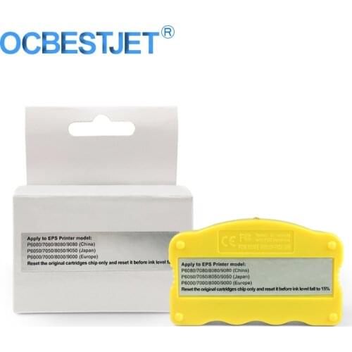 P6000 Cartridge Chip Resetter For Epson SureColor P6080 P6050 P7050 P8050 P9050 P6000 P7000 P8000 P9000 Cartridge Chip Restore