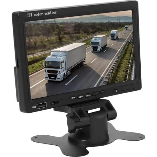 Classic Car Monitor Video Player 7 inch TFT LCD Screen for Reverse Rear View Camera DVD Car Vehicle Accessaries Supplies Parts