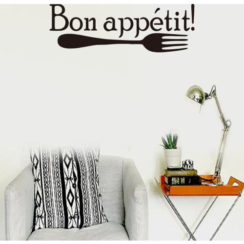 Kitchen Restaurant English Creative Wall Stickers Living Room Bedroom Family Showcase Decoration Wall Stickers Wholesale